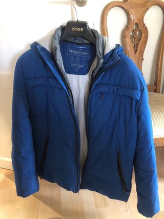 Chaquetón de invierno azul