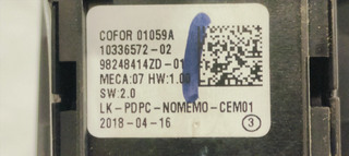 MANDO ELEVALUNAS DELANTERO IZQUIERDO PEUGEOT 308
