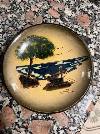 2 Platos Vintage Decorativos