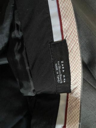 Traje Zara Man Gris