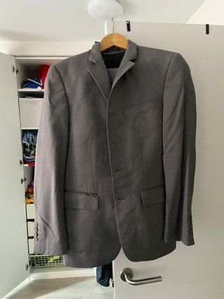 Traje Zara Man Gris