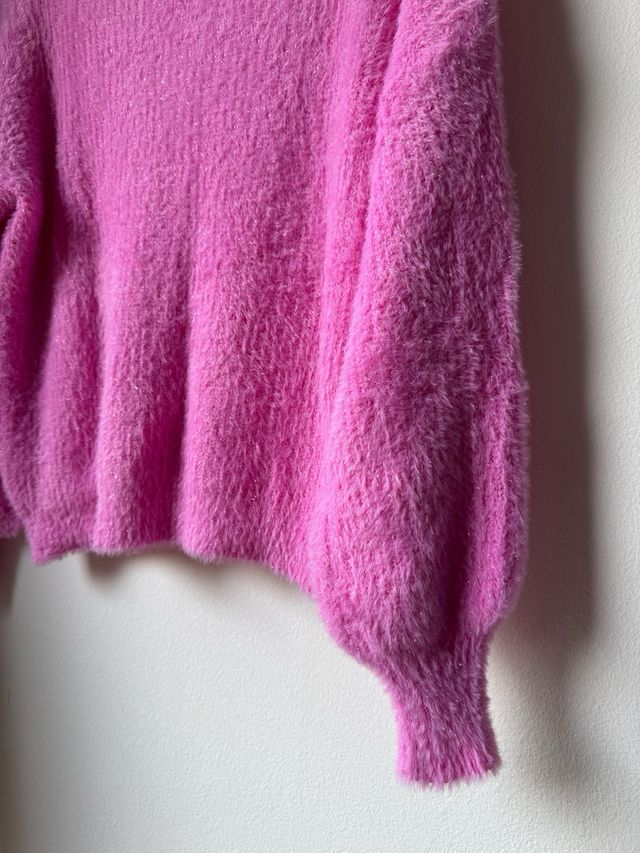 Maglione rosa morbido