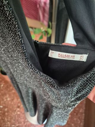 Vestido negro Pull&Bear L