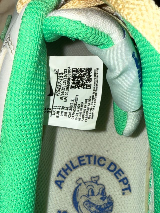 Nike Court Vision Low Verdes y Blancas