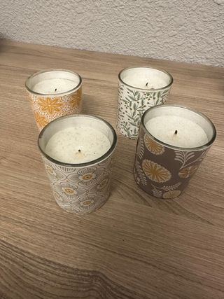 Juego de 4 velas decorativas Maison du Monde