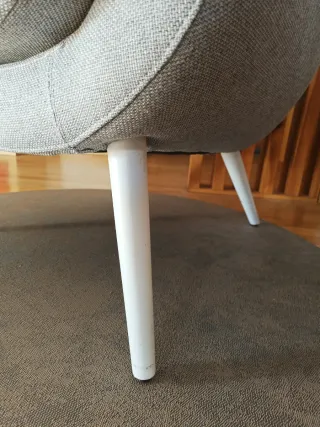 Butaca de diseño gris