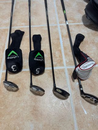 Palos de golf Callaway y Burner/ping y hierros 