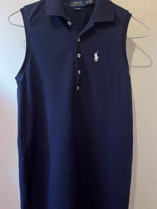 Polo Ralph Lauren Vestido sin mangas Azul XS