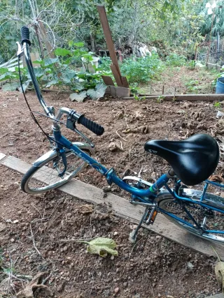 Bicicleta plegable vintage años 80