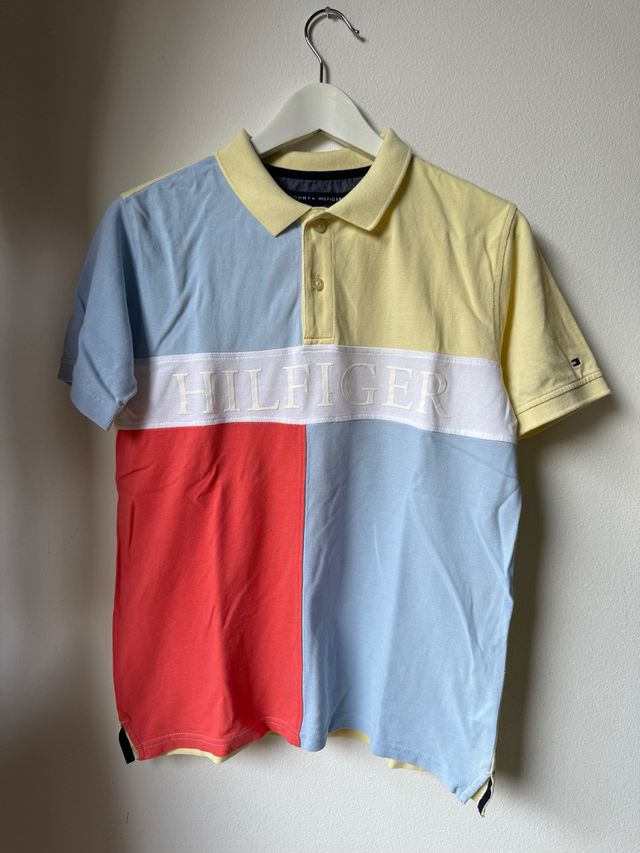 Polo Tommy Hilfiger color block