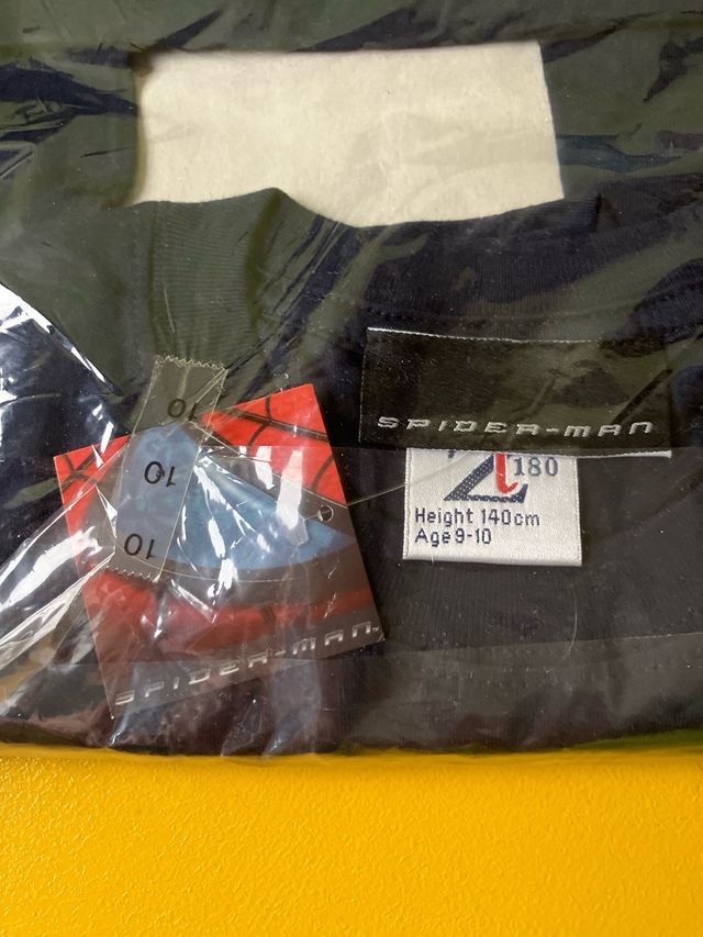 Camiseta Spiderman Talla 10 Oficial Sin abrir