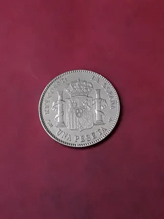 1 PESETA PLATA 1902 ALFONSO XIII. FECHA ESCASA.