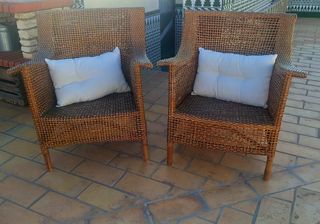 Conjunto 2 sillones para exteriores 