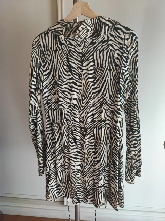 VESTIDO Zara Estampado Cebra