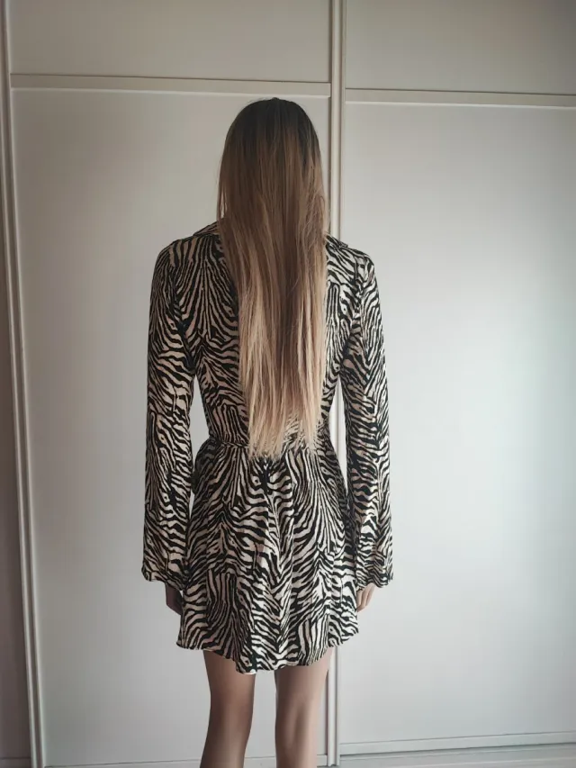 VESTIDO Zara Estampado Cebra