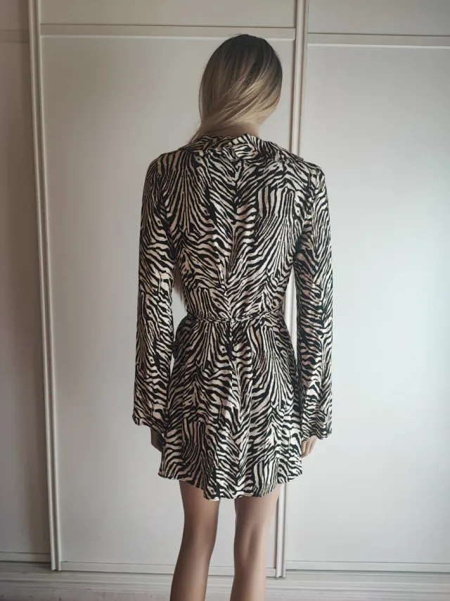VESTIDO Zara Estampado Cebra
