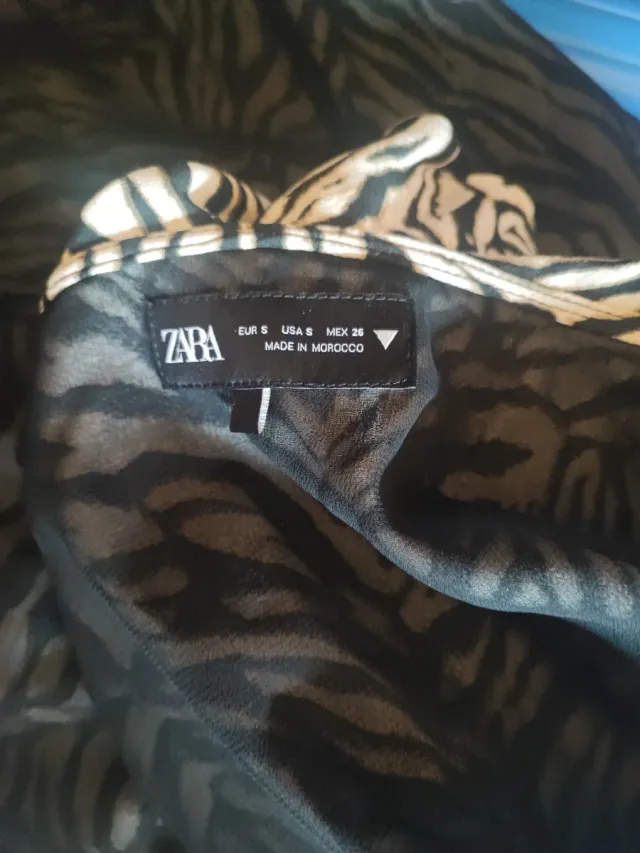 VESTIDO Zara Estampado Cebra