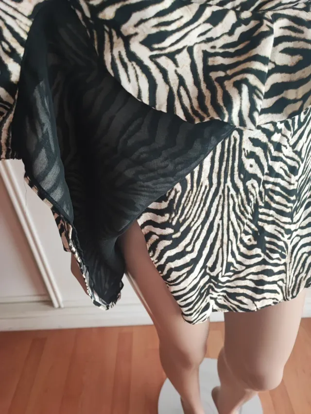 VESTIDO Zara Estampado Cebra