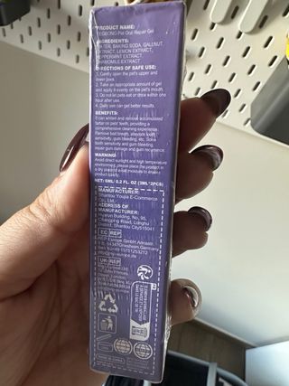 Gel Riparazione Orale Pet