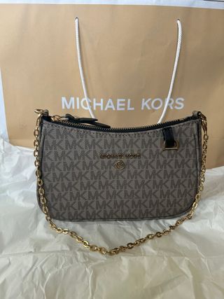 Bolso Michael Kors Marrón y Dorado
