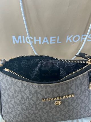 Bolso Michael Kors Marrón y Dorado