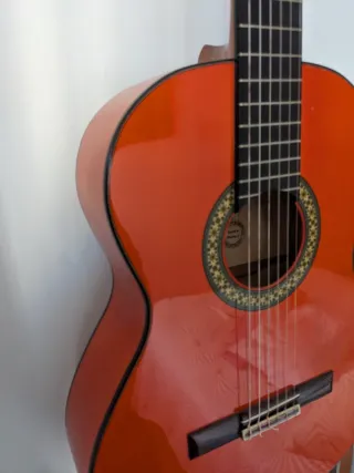 Guitarra Flamenca Alhambra 4F Naranja