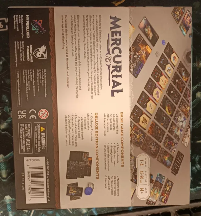 Mercurial Deluxe Edition Juego de Mesa