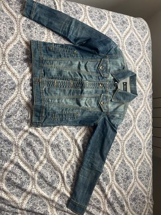 Cazadora vaquera Blanco Talla S
