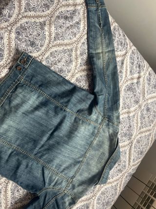 Cazadora vaquera Blanco Talla S