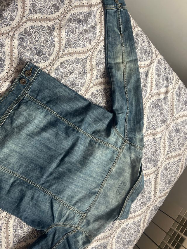 Cazadora vaquera Blanco Talla S