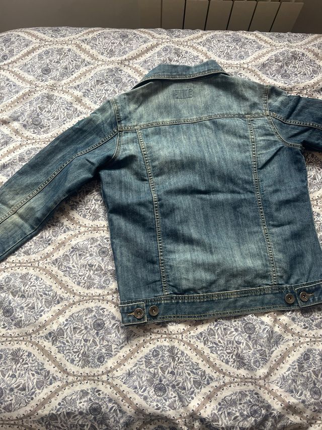 Cazadora vaquera Blanco Talla S