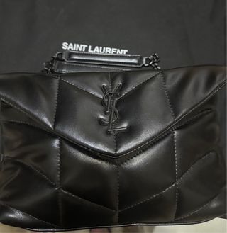 Bolso YSL  Negro Puf.
Incluye caja y guardapolvos.