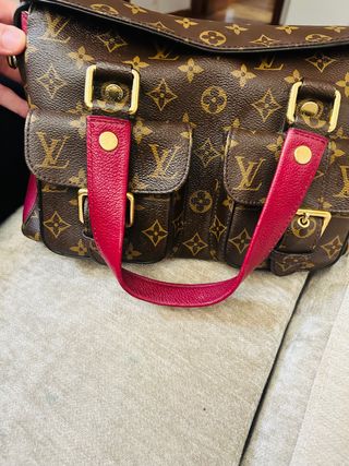 Bolso Louis Vuitton Marrón y Rosa