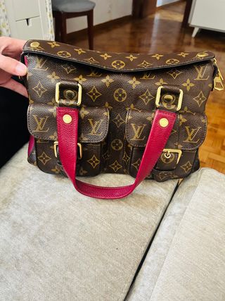 Bolso Louis Vuitton Marrón y Rosa