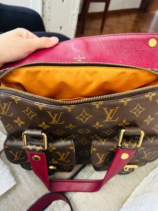 Bolso Louis Vuitton Marrón y Rosa
