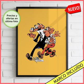 Cuadro Mortadelo y Filemon - Poster Comic Ibañez