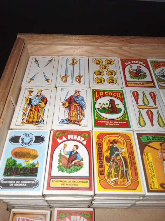 Colección 122 Cajitas Antiguas de fósforos