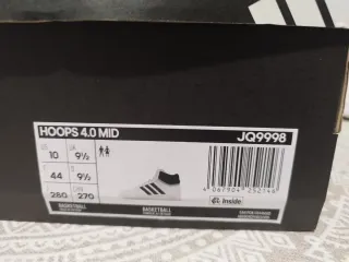 Adidas Hoops 4.0 Mid Zapatillas Blancas y Verdes