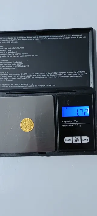 Moneda de Oro Carlos III 1778