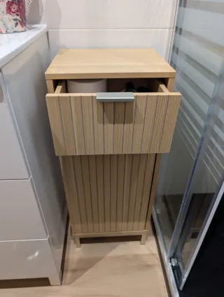 Mueble auxiliar baño madera