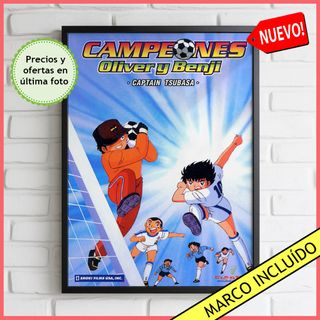 Cuadro Oliver y Benji Poster Captain Tsubasa