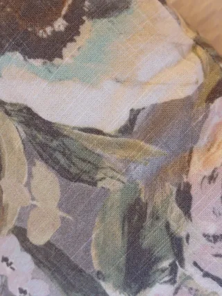Funda Cojín Lino Floral 60x60 Rebajado! URGE