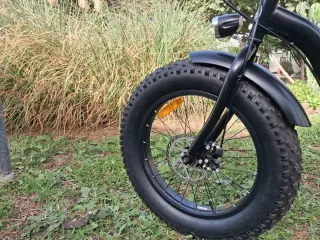 Bicicleta Plegable adulto 
 Fat Bike Negra
