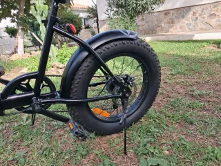 Bicicleta Plegable adulto 
 Fat Bike Negra