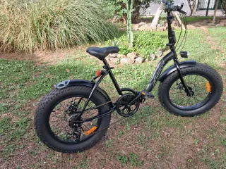 Bicicleta Plegable adulto 
 Fat Bike Negra