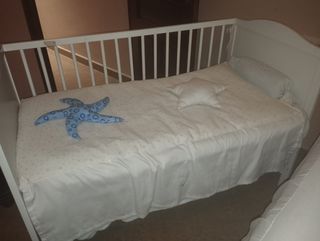 Cuna SUNDVIK blanca 60x120 cm