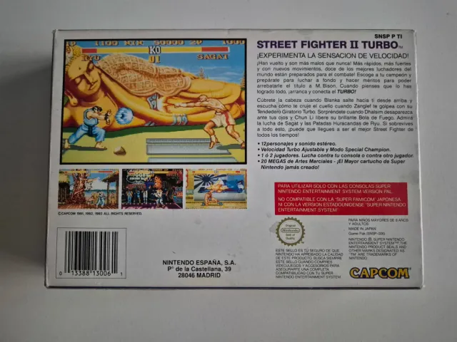 Street Fighter II Turbo SNES PAL