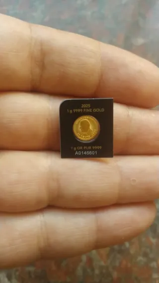 Moneda Oro 1g Hoja de Arce Royal Canadian Mint