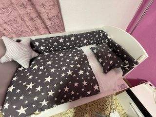 Cuna bebé Trama Star + kit colecho+colchon