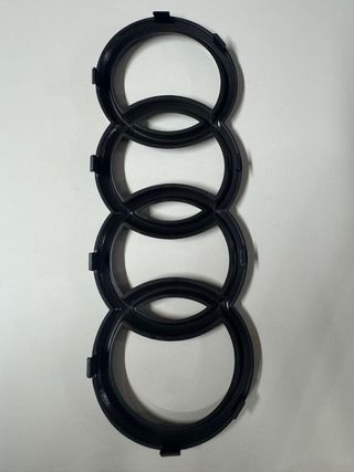 Aros Logo Audi Negro Brillante 28 cm